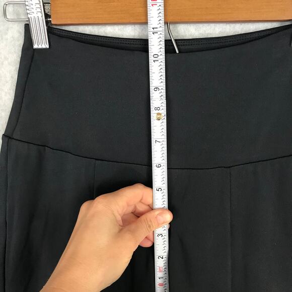 Mondetta Pant Women XS Straight Wide Leg Slit Yoga Knit Seams Flowy Loose Active - Picture 6 of 12